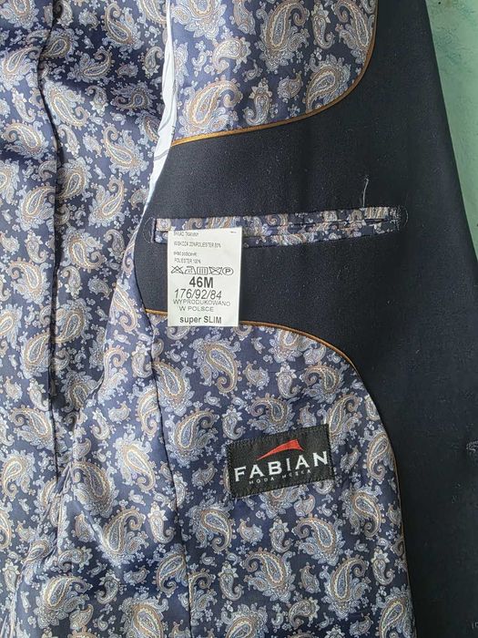 Garnitur męski młodzieżowy 176/92/84 Slim Studniówka