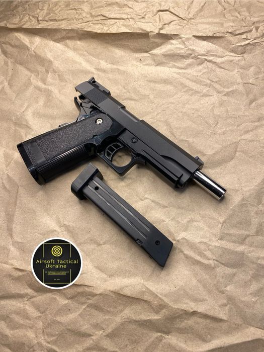 Металевий пістолет з кобурою Hi-Capa - модель G6+ (іграшка)