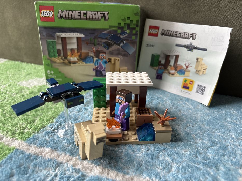 Lego Minecraft 21251 Steve na Pustyni