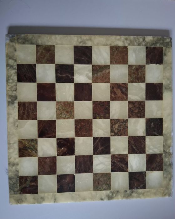 Tabuleiro Xadrez Mármore e Alabastro / Marble and Alabaster Chessboard