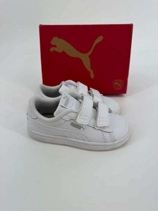 Puma sneakersy dziecięce 25 białe buciki tenisówki na rzep