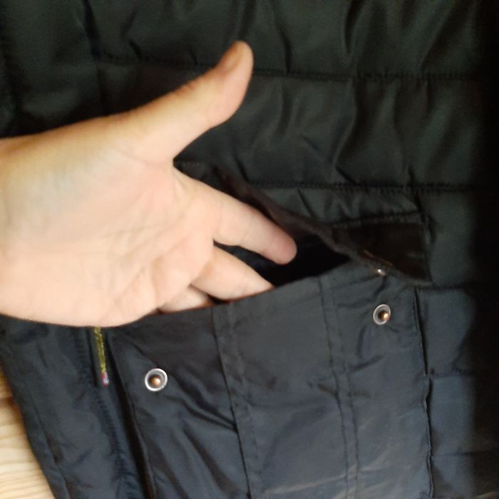 Pikowana czarna kurtka Geographical Norway