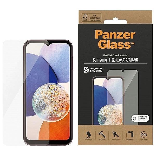 Szkło hartowane PanzerGlass Ultra-Wide Fit na Samsung Galaxy A14/5G /