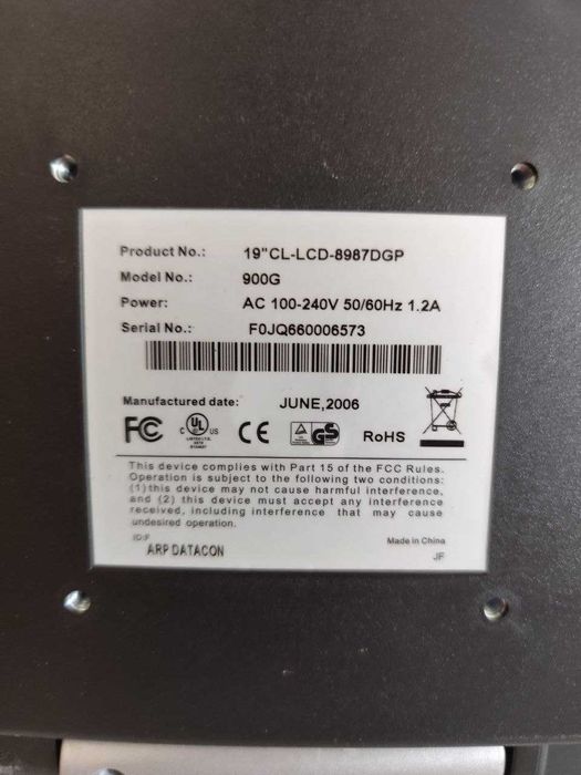 Monitor CLAXAN 19''