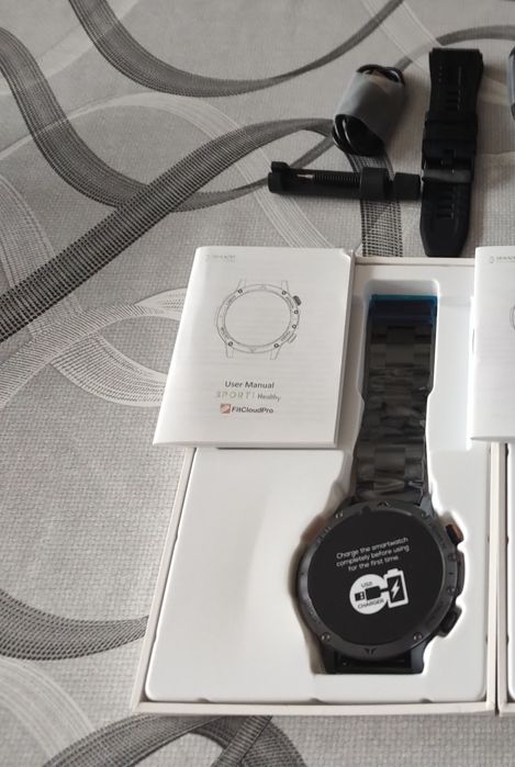 Smartwatch 1000mah czarny amoled hd 1,75" 43mm