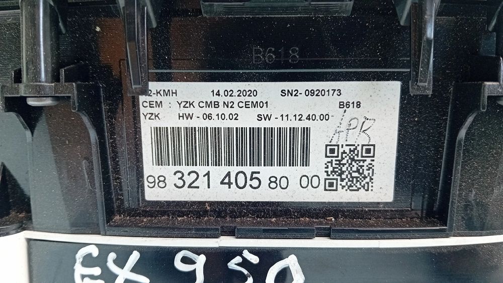 Quadrante / painel de instrumentos CITROËN C3 III (SX)