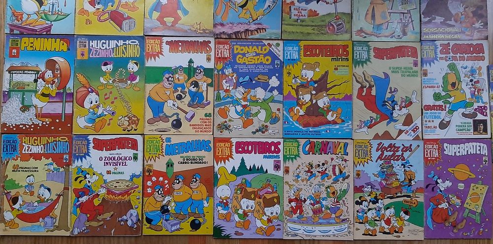 Edição Extra Revistas disney anos 80