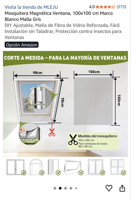 Janela mosquiteira magnética NOVA