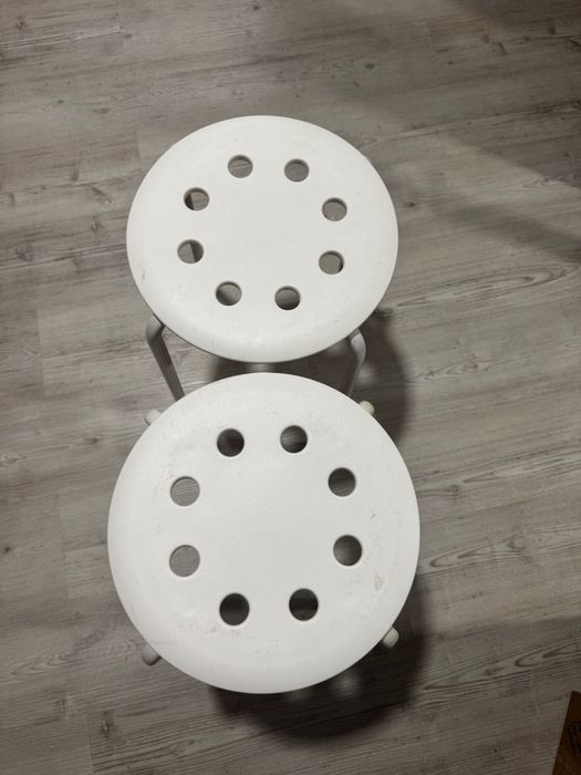 Bancos IKEA brancos x2