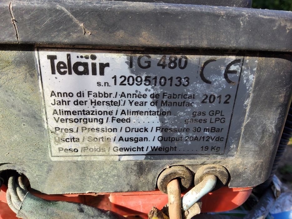 Gerador autocaravana a gás telair TG 480