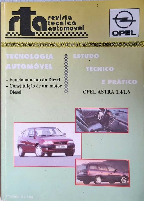 Manual mecânico de Opel Astra 1.4 e 1.6