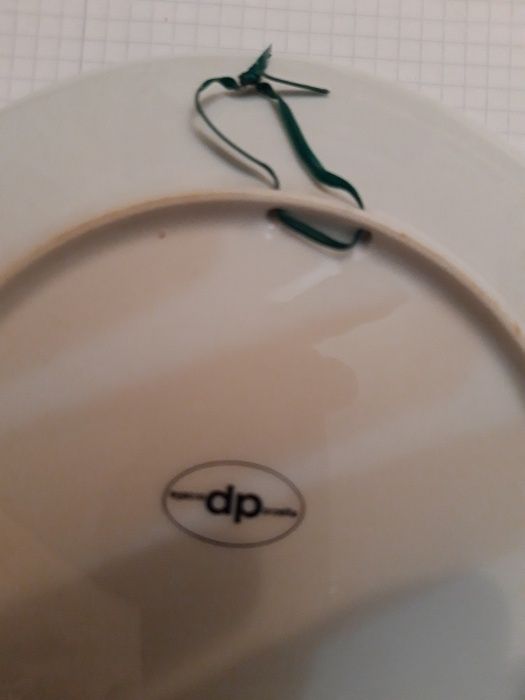 Prato decorativo Alemão Porcelana