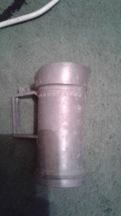 kufel metalowy 1/2 litra