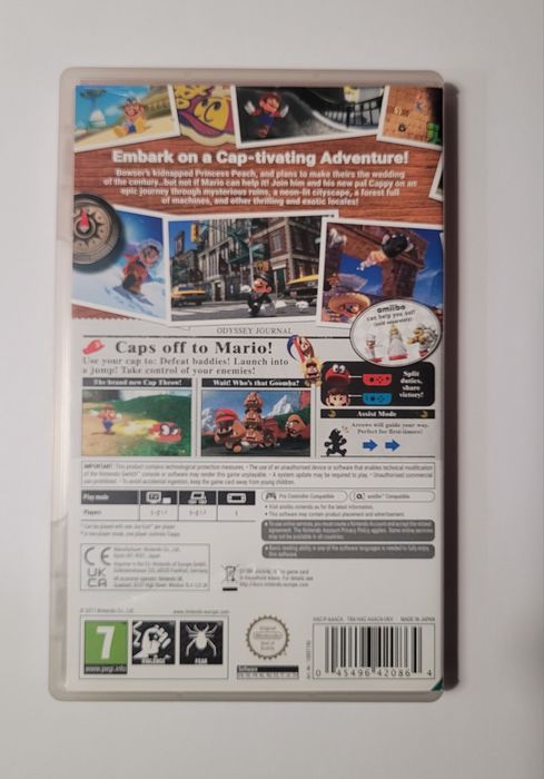 Super Mario Oddysey (Nintendo Switch Gra)
