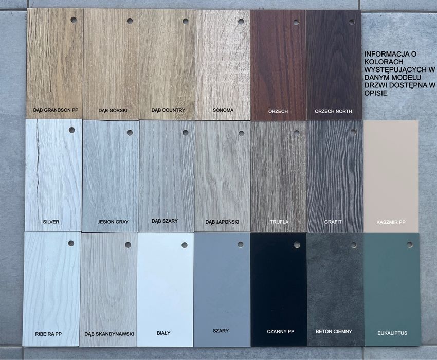 Drzwi wewnętrzne MENSA Windoor z przeszkleniem szybki dąb górski