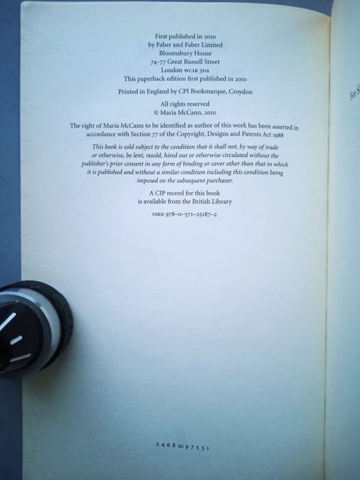 Maria McCann. The Wilding. — UK, 2010 // Марія МакКенн, роман