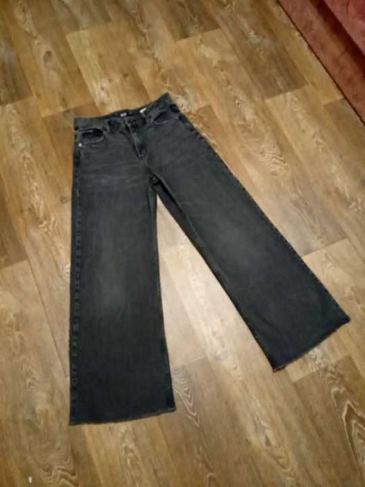 Джинсы wide leg 100 проц.котон
