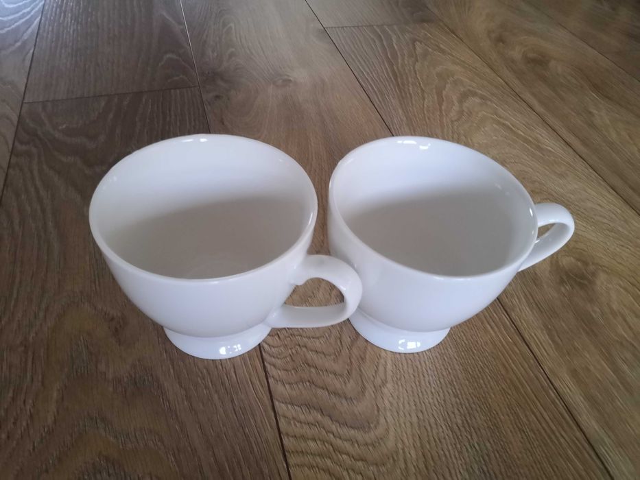 Kubki białe 6 sztuk nowe