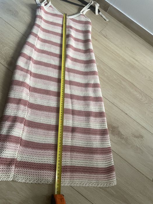 Letnia dziergana sukienka