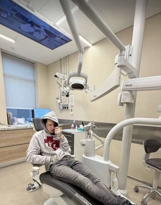 Худи nizor alimsho серая opium hoodie кофта erd enfants riches