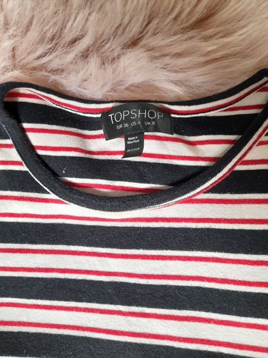 Bluzka crop top S z długim rękawem