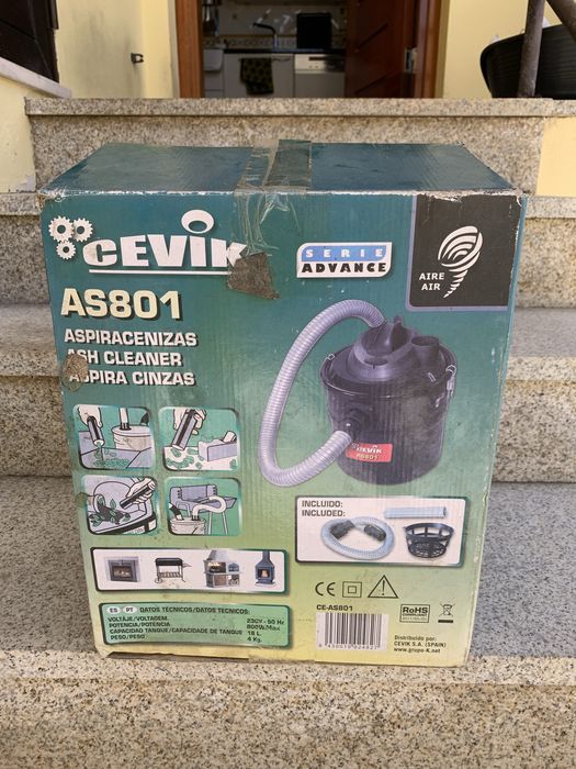 Aspirador de Cinzas CEVIK AS801 – 18L | 800W | Completo