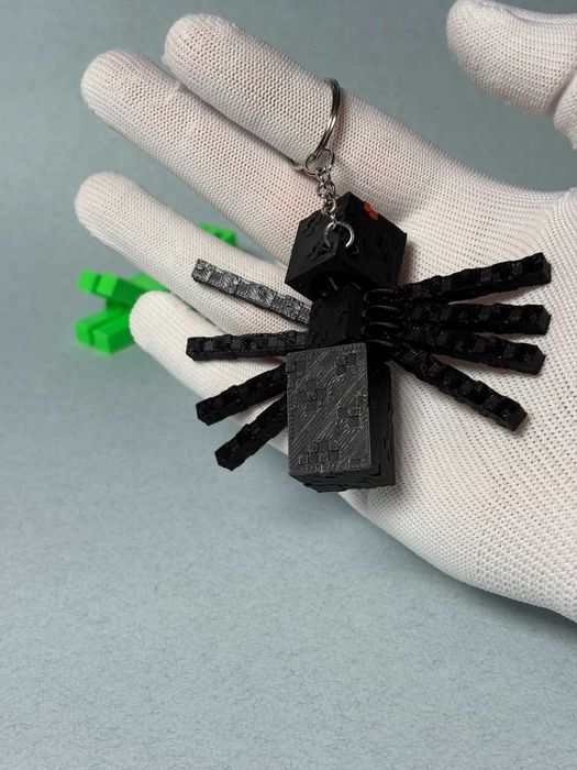 Брелок Майнкрафт (Minecraft)— Крипер, Скелет, Ендермен та Павук