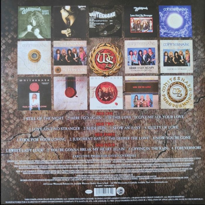 Виниловые пластинки  Whitesnake - Greatest Hits 2LP (180g)