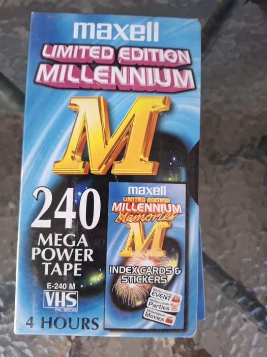 Kasety VHS Maxell 240min NOWE FOLIA