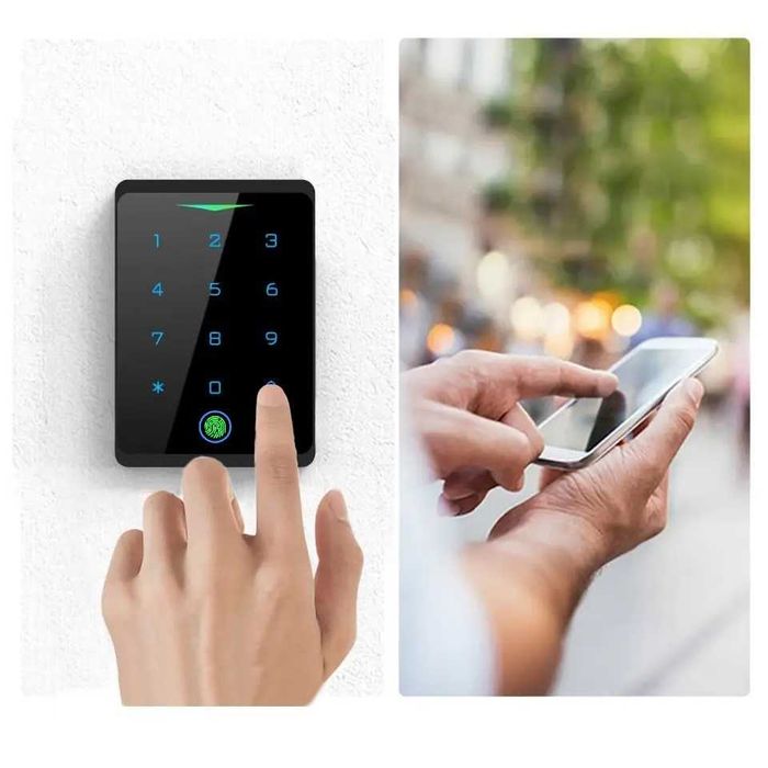 Zamek Szyfrowy Klawiatura Odcisk Palca Tuya Wifi