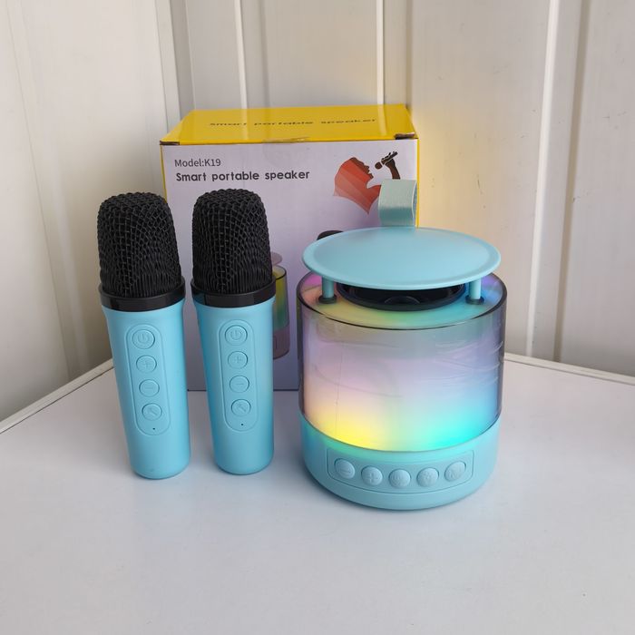 Колонка караоке з 2 мікрофонами