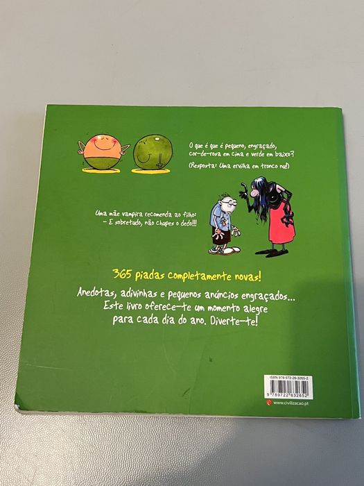 2 livros de 365 piadas