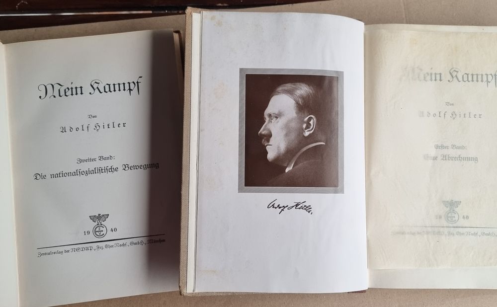 Mein Kampf Adolfa Hitlera-wersja upominkowa 1940 3 Rzesza