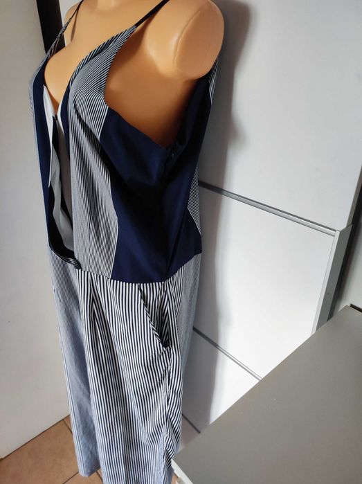 AX Paris Curve r 52 letni kombinezon w paski Nowy plus size