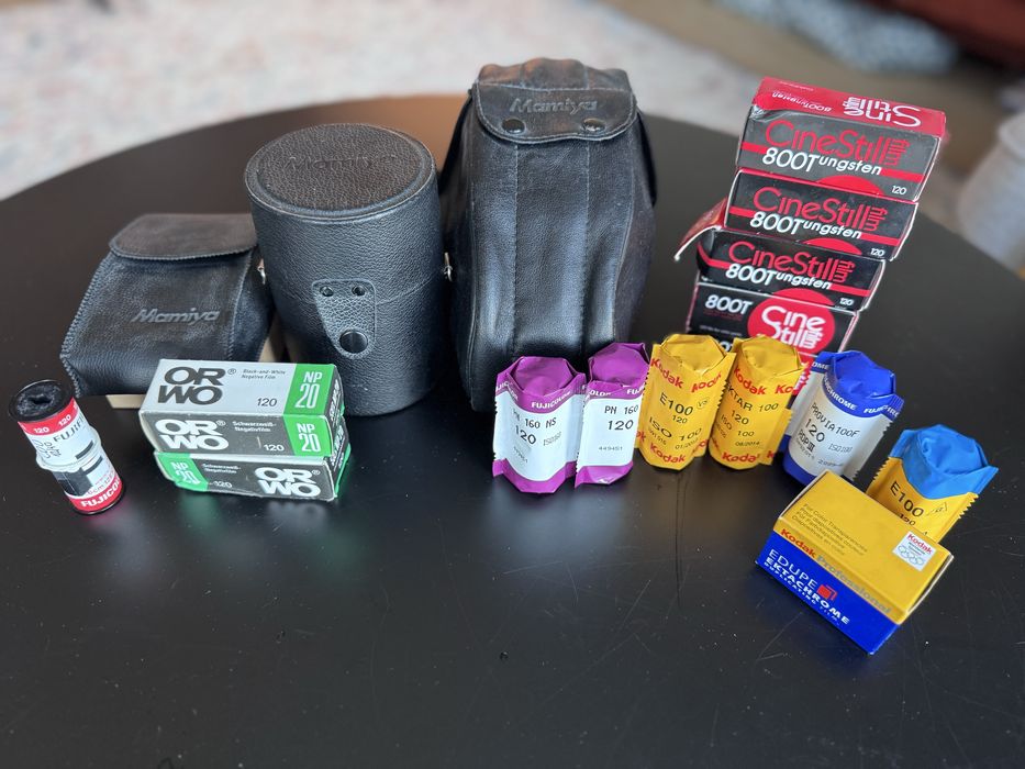 Mamiya 645 J + 2 obiektywy & świetne akcesoria! [FILMY SPRZEDANE]