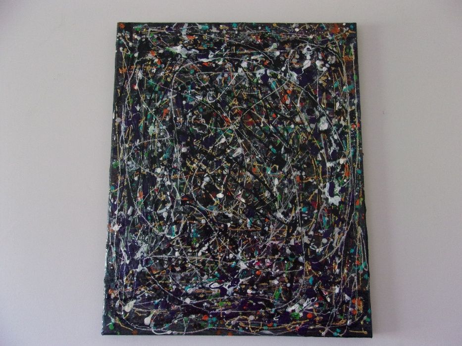 Quadro tela pintura abstrato