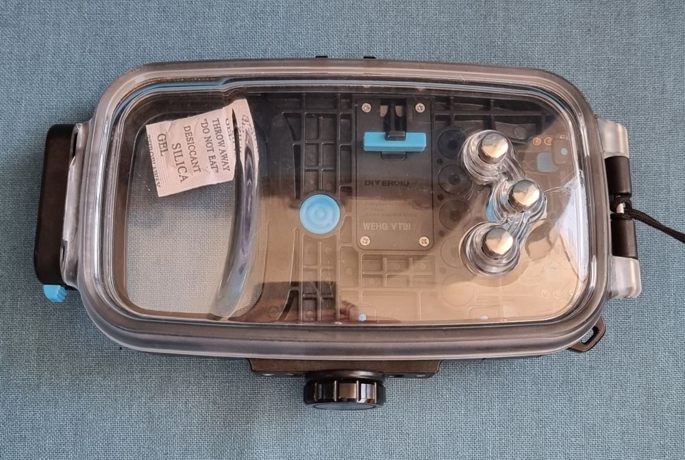 DIVEROID caixa estanque com sensor de profundidade para telemovel