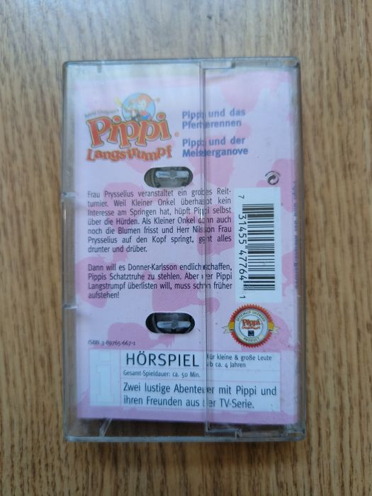 Kaseta Magnetofonowa Pippi Langstrumpf Muzyka