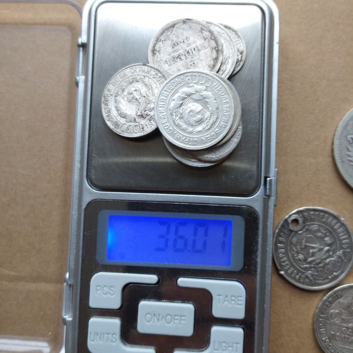 Srebro monety + złom