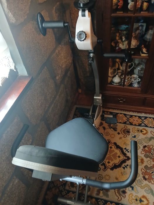 Bicicleta Dual Fit Estática. Desdobrável