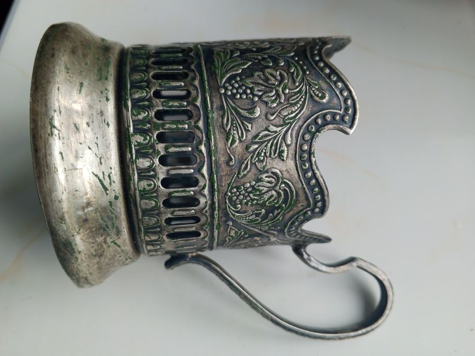 Підстаканник підсклянник мельхіорові