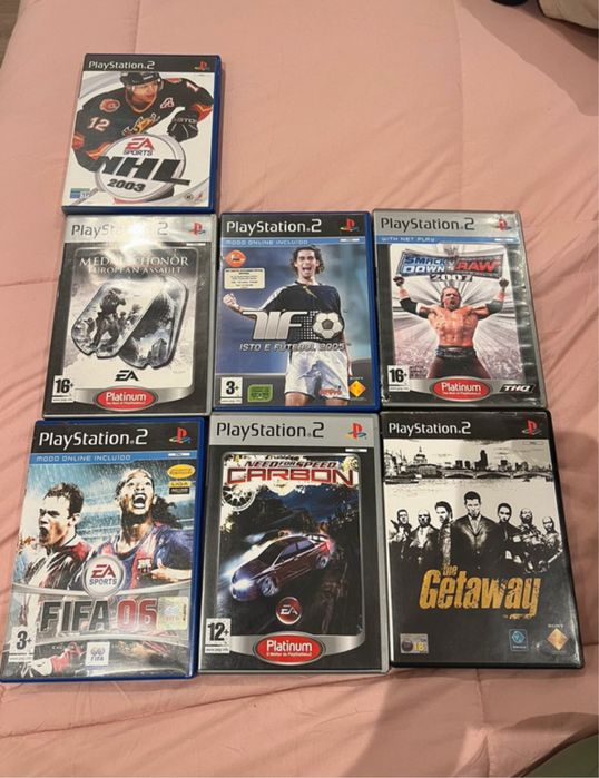 Jogos variados para PS2