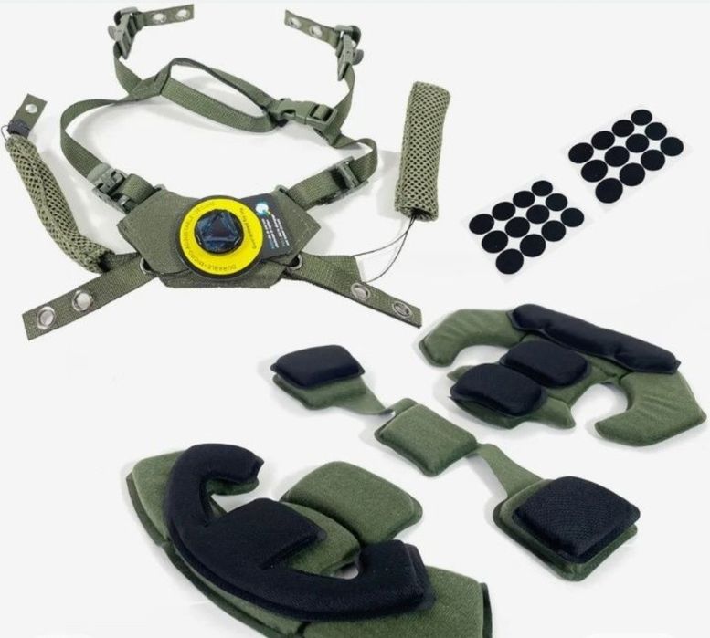 4 в 1 в військовий шолом Підвісна система захисні подушки рельси шрауд