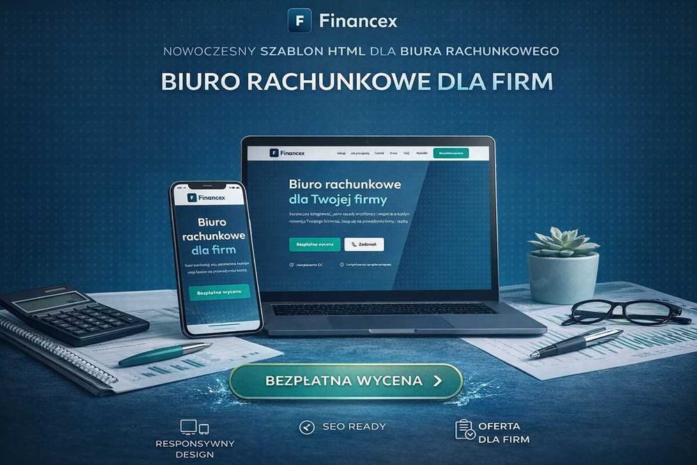Strona internetowa dla firmy SSL, hosting i domena .pl w cenie SZYBKO!