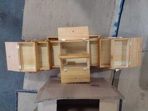 Caixa de costura cantilever de madeira, 81,47 € PVP