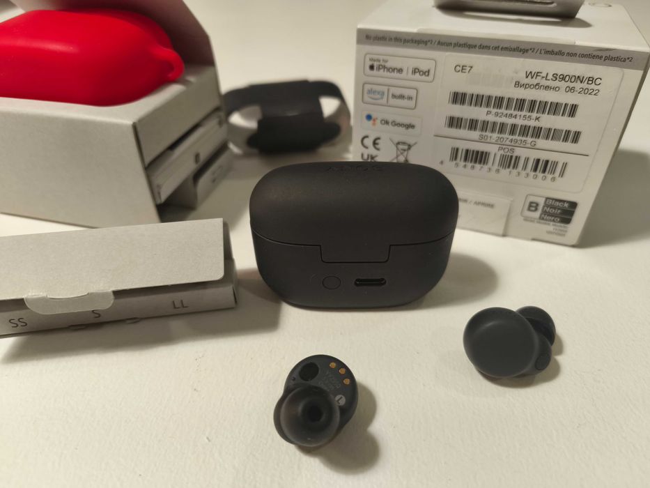 Навушники у чорному кольорі Sony LinkBuds S WF‑LS900N