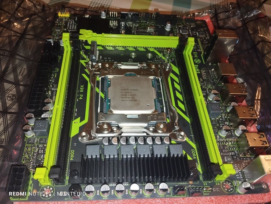 Placa mãe + processador