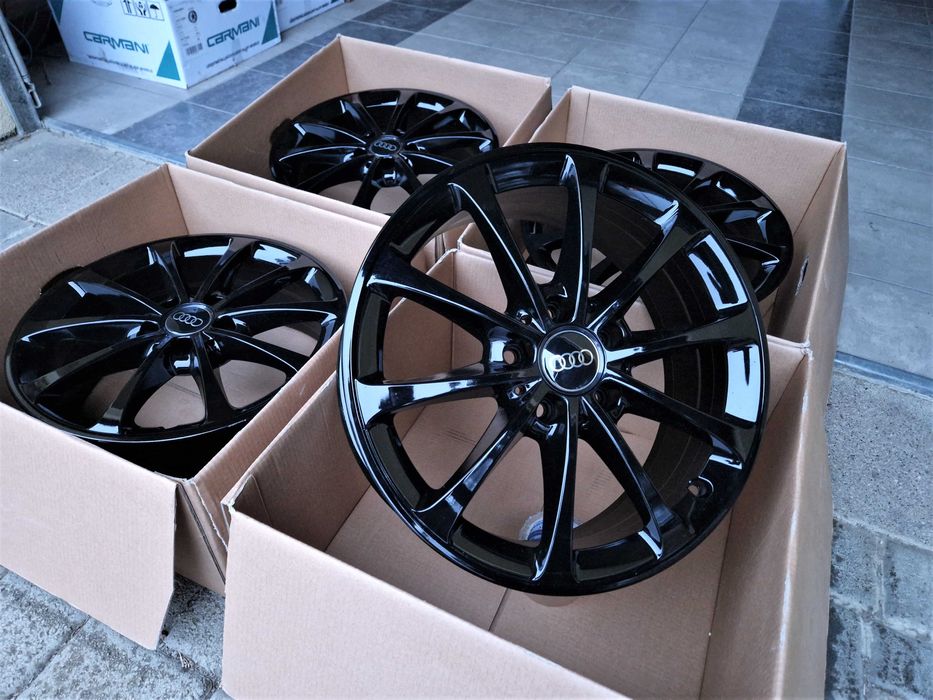Alufelgi 17 5x112 Audi A3 A4 Q2 Q3 Seat Leon Exeo Altea Ateca Czarne !
