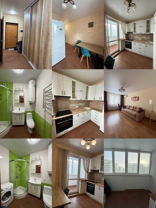 Продам 1 комн кв 41м2 Новострой Ремонт ЖК Мира метро Индустриальная OA