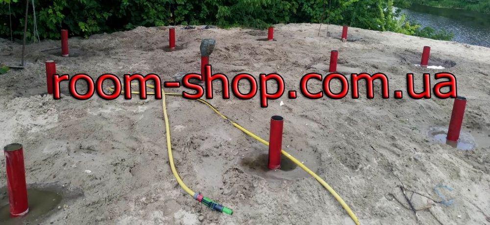 Винтовые сваи, гвинтові палі, геошуруп, монтаж, установка, СКИДКИ